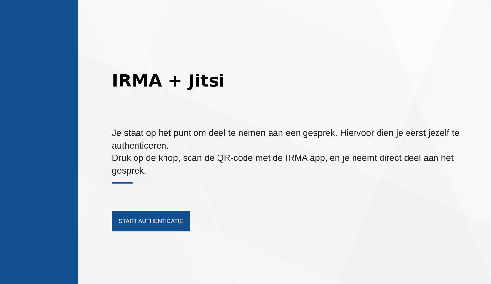 IRMA+Jitsi frontend