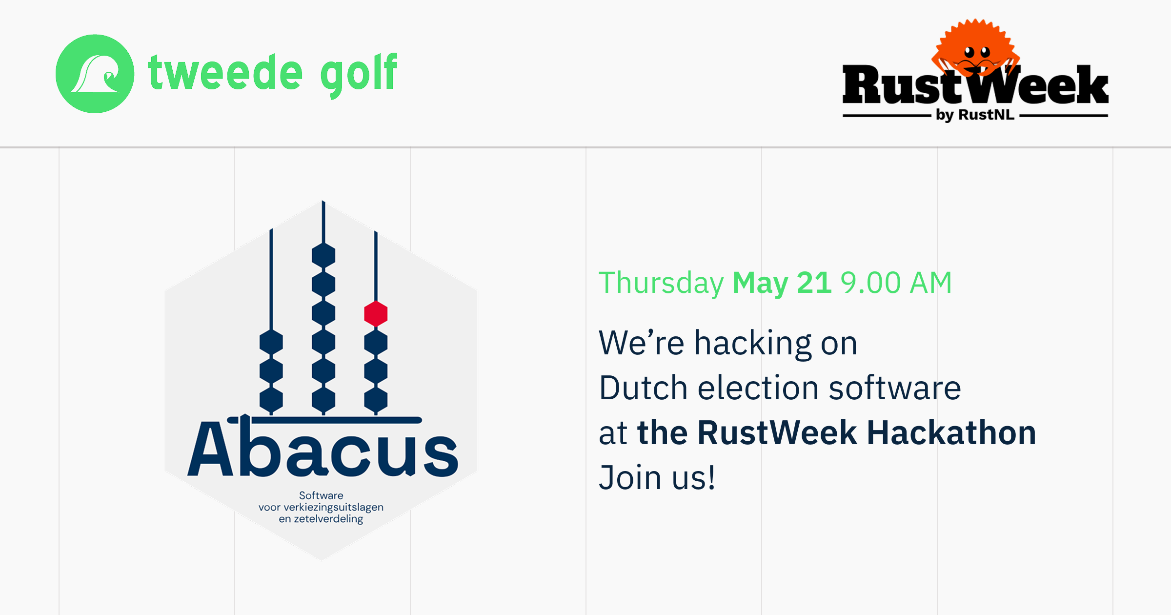 Contributing to Dutch election software at RustWeek 2026